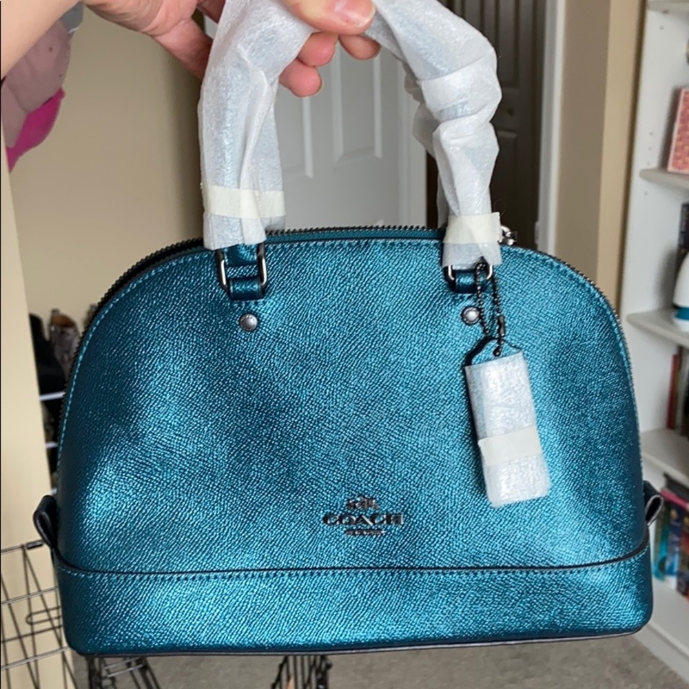 Turquoise Coach Purse, New with Tags!